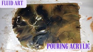 91 Fluid art painting || DIY || Dutch Pouring Tutorial ✨️ ♥️