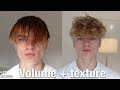 How to add texture and volume to straight, flat hair + the best products to use Hair tutorials. EP 2