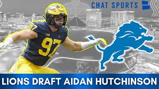 Detroit Lions Draft Grades: Aidan Hutchinson Drafted In Round 1 Of 2022 NFL Draft By Detroit