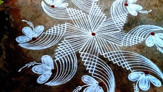 Maha shivaratri special velli friday special rangoli/pandaga muggulu/padi kolam/Tamilar rangoli