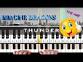 Imagine Dragons - Thunder - THE VERY EASY Piano Tutorial / Lesson