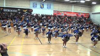 BCHS Cheerleaders Winterfest Rally 2012