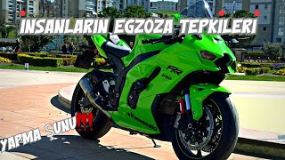 YAPMA ŞUNU !!! / İNSANLARIN EGZOZA TEPKİLERİ / KAWASAKİ ZX10RR SC PROJECT (MOTOVLOG)