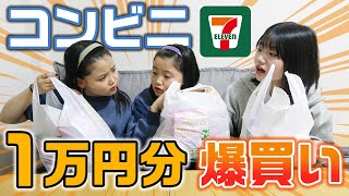 「1万円分コンビニで何でも買っていいよ」と言われたら、ろこまこあこは何を買ってくる？？【買い放題】【購入品紹介】