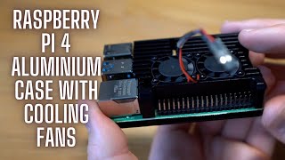 Raspberry Pi 4 aluminiowa obudowa z podwójnym chłodzeniem