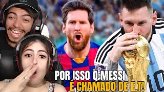 CONHECENDO a história do EXTRAORDINÁRIO LEIONEL MESSI | REACT