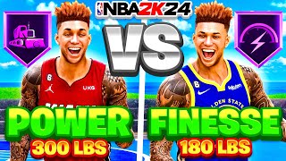 THE POWER VS FINESSE SLASHER BUILD IN NBA 2K24..