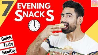 7 Quick & Healthy Evening Snacks For the Week (Vegetarian)
