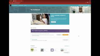 Code.org - Student View to access sections