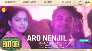 Aaro Nenjil Audio Song | Godha | Music by Shaan Rahman | Manu Manjith | Gowry Lekshmi