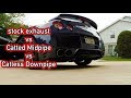 Nissan R-35 GT-R | Stock Exhaust vs Cobb mid-pipe vs Agency Power Downpipes | Sound