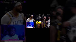 Lakers Fan REACTS To AD and Draymond FIGHT and LeBron loved it #shorts #lakers #warriors