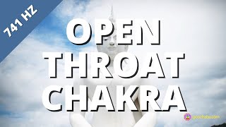 THROAT CHAKRA FREQUENCY, 741 HZ HELPS OPEN YOUR THROAT CHAKRA TO EXPRESS YOUR TRUTH