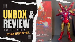 Hot Toys Avengers Endgame Iron Man Mark 85 Clean Version Unboxing and Review HD