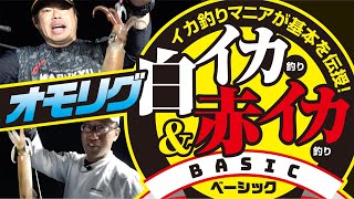 白イカ&赤イカ　オモリグ攻略!!　基本の釣り方まるわかり♪