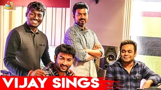Vijay Sings for BIGIL |  AR Rahman, Director Atlee | New Tamil Songs