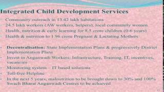 Presentation of Union Ministry of Women & Child Development