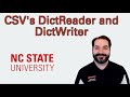 Python's DictReader and DictWriter
