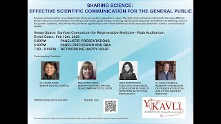 Sharing Science: Effective Scientific Communication for the General Public