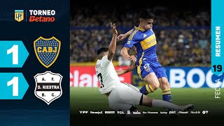 BOCA 1 - 1 DEPORTIVO RIESTRA I Resumen del partido | #TorneoBetano 2024