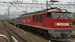 【JR北海道】 733系4000番台　B-4103·B-4203編成+B-4104·B-4204編成　甲種輸送　西大路駅　通過