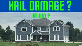 Roof hail damage or not, should they file an insurance claim?