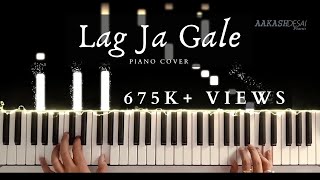 Lag Ja Gale | Piano Cover | Lata Mangeshkar | Aakash Desai