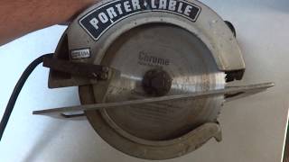 Vintage Porter Cable 617 USA made Circular Saw 7-1/4\