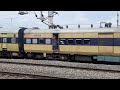 beautiful memu train entering peddapalli railway station indian railways