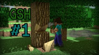 [G.S.H.TH] - Minecraft #1 สองคืนแรกบนโลกสี่เหลี่ยม [HD]