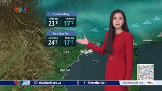 Dự báo thời tiết 19h45 - 24/12/2025 | Không khí lạnh về đến vùng núi phía Bắc | VTVWDB