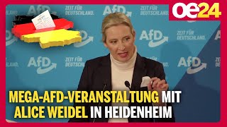 @AfDTV: Mega-Veranstaltung mit Alice Weidel in Heidenheim