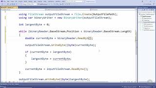 5.10 Using BinaryReader and BinaryWriter