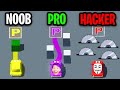 NOOB vs PRO vs HACKER In PARK MASTER! (MAX LEVEL UNLOCKED!)