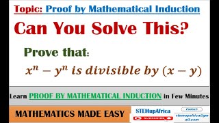 Proof by Mathematical Induction - How to do a Mathematical Induction Proof ( Example 2 ) #maths