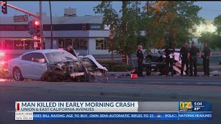 Man killed in central Bakersfield collision