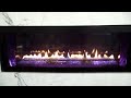 linear gas direct vent fireplace