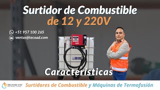 SURTIDOR DE COMBUSTIBLE DE 12 Y 220 V - TECOAD