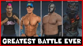 Markiplier vs John Cena/ WWE 2K16 FUNNY MOMENTS