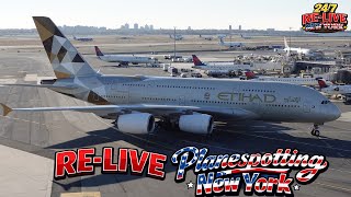 ✈️ RE-Live New York Planespotting with Highlights (JFK) Airport! #planespotting #twahotel