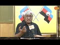 suba veerapandian speech about sudha seshayyan vice chairman of semmozhi tamil studies sunnews