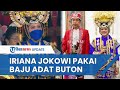 Serasi dengan Jokowi, Ibu Negara Kenakan Baju Adat Buton Didominasi Warna Biru pada HUT ke-77 RI