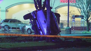 Driver arrested on suspicion of DUI collides into a tree in central Fresno, killing passenger