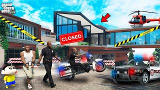 GTA 5: Franklin Shinchan New Ultimate Luxury House Upgrade Stopped By Police GTA 5!