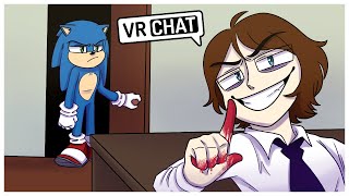 Movie Sonic Meets William Afton In VRCHAT!!
