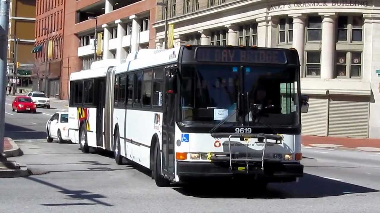 MTA Maryland Retired 1997 NABI 436 #9619 Out For A Short Spin. - YouTube