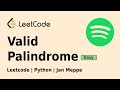 Valid Palindrome - Leetcode 125 - Python