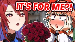 Kiara didn't expect Elizabeth to fill her room with roses... 【HololiveEN】 #enrecoclips