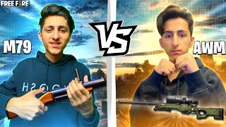 Awm Vs M79 Best Gun Battle 😂| 50,000 Diamond 💎 Challenge As Gaming Vs As Rana - Garena Free Fire