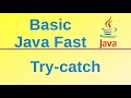 Try-catch blocks for exception handling - Basic Java Fast (41)